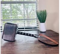 Avengers Thor Hammer 1:1 Full Metal Mjolnir Cosplay Prop Version 2.0 Handmade