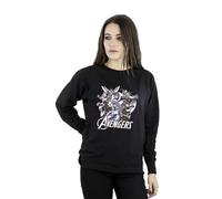 Avengers Women's Group Sweatshirt in Black | Size: 5XL Avengers Black 5XL