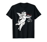 Avenging Angel Snake Machine Gun Value Graphic T-Shirt, Men, Black, XL