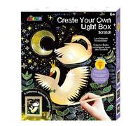 Avenir 6301434 Bastelset Leuchtende Kratzbilder, DIY Leuchtkasten mit Kratzbildv