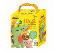 Avenir 6301817 DIY Sewing Kit, Sewing Crocodile, Neck Animal, Craft Kit for Children, Creative Kit, from 6 Years