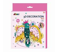 Avenir 6305067, 3D Decoration Bird, Creative Kit, Craft Set for Children from 5 Years