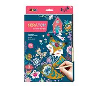 Avenir – A4 Scratch Book – Secret Garden – Scratch & Craft Activity – Ages 6+