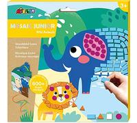 Avenir Art Craft Kit: Mosaic - Wild Animals, 23 x 23 x 0.6 cm, Ages 3+, 1 Piece