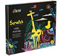 Avenir CH1687 Scratch Box Wild Animals, Mixed Colours