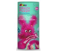 Avenir Crazy Fuzzy DIY Craft Kit, 22cm Plush Animal Creation Set, Motor Skills Development Toy, Mess Free and Easy to Make, Exciting DIY Creative Activity Ages 8+