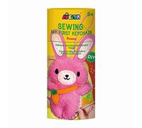 Avenir DIY Sewing Kit, Sewing Keyring, Rabbit, Craft Kit for Children, Creative Set, from 6 Years