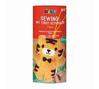 Avenir | DIY Sewing Kit, Sewing Keyring | Tiger | Craft Set for Children | Creative First Sewing | 6 Years +