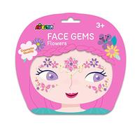Avenir CHTS228224 Flower Designs | Hypoallergenic Sparkling Gems for The Face | for Kids 3+