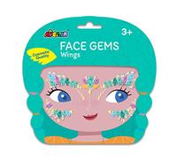 Avenir | Face Gems - Wings Designs | Hypoallergenic Sparkling Gems for the Face | For Kids 3+