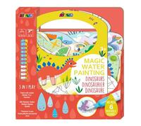 Avenir Magic Water Painting | Dinosaurs | No Mess Water Painting & Stickers | for Kids 3+