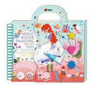 Avenir Magic Water Painting - Fairy Tales, Paint with Water, Re-usable Colouring, Stickers, Refillable Water Pen and Lots of Activities, Ideal for Children Ages 3-7 Years
