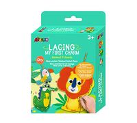 Avenir My First Lacing Kit Animal Friends | Creative Sewing & Stitching Activity for Kids Ages 3+ | DIY Craft Set with 3 Adorable Characters - Improve Hand-Eye Coordination & Tracing Skills