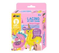 Avenir | My First Lacing | Charm Unicorn Friends | First Sewing for Ages 3+ | Develop Sewing and Stitching Skills