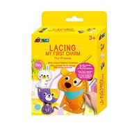 Avenir My First Lacing Kit | Little Pets | Improve Sewing and Stitching Skills | Creative Fun for Kids 3+, Yellow