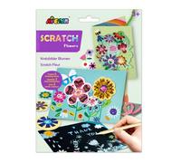 Avenir | Scratch Art Flowers Greeting Cards Set | Make Beautiful Greetings Cards | Scratch Art. A Fun DIY Creative Activity. Ages 3+