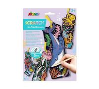 Avenir Scratch Art Kit Door Hangers - Animal Theme, Create Five Door Hangers by Scratching The Paper and Revealing The Designs and Colours, A Fun DIY Creative Activity. for Ages 3-12 Years
