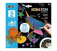 Avenir Scratch Learning | Ocean Life Searches | Letters, Counting and Colour Matching Fun - A Fun DIY Creative Activity | for Kids Ages 5+