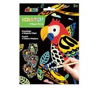 Avenir Scratch Magic Bird, Scratch Kit for Boys and Girls Ages 3+, includes Scratch Boards and Tool, Arts and Crafts for Kids