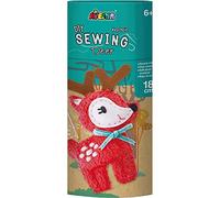 Avenir Sewing Doll Deer, Mixed Colours. DIY Creative Activity kit 8+