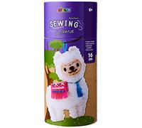 Avenir Sewing Keychain Llama, Multi Colour DIY Creative Activity kit 6+