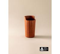 'Avenir Toothbrush Holder' Polygonal Design Terracotta Plastic Cosmic Red One Size
