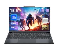 AVENKA Gaming Laptop, 15.6 Inch Laptop Computer with N150 Processor(up to 3.6GHz), 16GB RAM 1TB SSD,Backlit Keyboard, FHD 1920 * 1080,Bluetooth,Fingerprint Unlocking,Win 11 Pro.