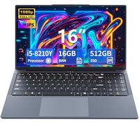 AVENKA Gaming Laptop i5, 16 inch Lap top Computer Up to 3.60GHz,Traditional Computers 16gb RAM 512GB SSD, Full HD 1920X1200 Display 180 Angle Opening for Business laptops