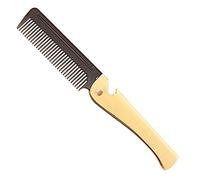 Avenoir Stainless Steel Folding Pocket Comb, Golden