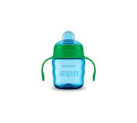 Philips Avent Easy Sip Spout Cup with Handle, 200 ml - Blue/Green - SCF551/15