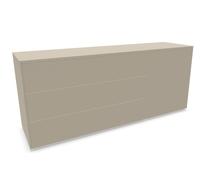Aventa sideboard Müller Möbelwerkstätten preferred combination 1 melamine stone grey / plastic glides - MUELLER AVENTA KOM 1 STEIN KUN