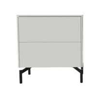 Aventa sideboard Müller Möbelwerkstätten preferred combination 10 melamine white / metal base - MUELLER AVENTA KOMBI 10 WEI FUS