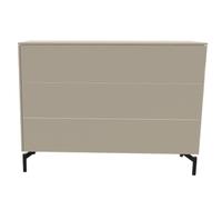 Aventa sideboard Müller Möbelwerkstätten preferred combination 12 melamine stone grey / metal base - MUELLER AVENTA KOMBI 12 STEIN FU