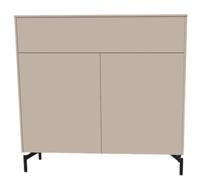 Aventa sideboard Müller Möbelwerkstätten preferred combination 3 melamine cashmere grey / metal base - MUELLER AVENTA KOMB 3 KASCH FU
