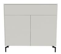 Aventa sideboard Müller Möbelwerkstätten Preferred combination 3 melamine white / metal base - MUELLER AVENTA KOMB 3 WEI FUSS