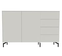 Aventa sideboard Müller Möbelwerkstätten Preferred combination 4 melamine white / metal base - MUELLER AVENTA KOMB 4 WEI FUSS