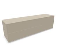 Aventa sideboard Müller Möbelwerkstätten preferred combination 6 melamine stone grey / plastic glides - MUELLER AVENTA KOMBI 6 STEIN KUN