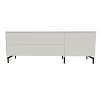 Aventa sideboard Müller Möbelwerkstätten Preferred combination 6 melamine white / metal base - MUELLER AVENTA KOMB 6 WEI FUSS