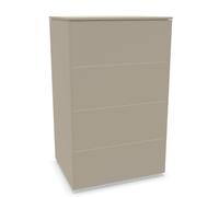 Aventa sideboard Müller Möbelwerkstätten preferred combination 7 melamine stone grey / plastic glides - MUELLER AVENTA KOMBI 7 STEIN KUN