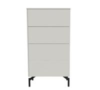 Aventa sideboard Müller Möbelwerkstätten preferred combination 7 melamine white / metal base - MUELLER AVENTA KOMBI 7 WEI FUSS