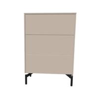 Aventa sideboard Müller Möbelwerkstätten preferred combination 8 melamine cashmere grey / metal base - MUELLER AVENTA KOMB 8 KASC FUS