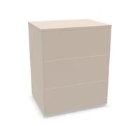 Aventa sideboard Müller Möbelwerkstätten preferred combination 8 melamine cashmere grey / plastic glides - MUELLER AVENTA KOMBI 8 KASCH KUN