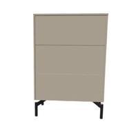 Aventa sideboard Müller Möbelwerkstätten preferred combination 8 melamine stone grey / metal base - MUELLER AVENTA KOMBI 8 STEIN FUS