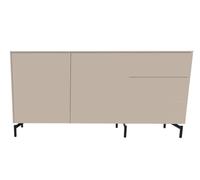 Aventa sideboard Müller Möbelwerkstätten preferred combination 9 melamine cashmere grey / metal base - MUELLER AVENTA KOMB 9 KASC FUS