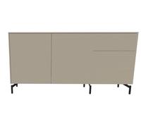 Aventa sideboard Müller Möbelwerkstätten preferred combination 9 melamine stone grey / metal base - MUELLER AVENTA KOMB 9 STEI FUS