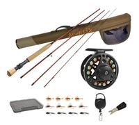 Aventik Extreme Fly Fishing Complete Starter Kit 0 1 2 3 4 5 6 with Carry Case