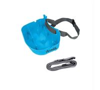 AVENTIK Fly Line Basket Authentic Danish Fisker Design Fishing Stripping Basket Ergonomic Smooth Curved Super Light Tangles with Silicone Spike for Line Tray (Blue)