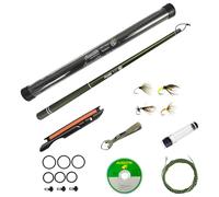 Aventik FreshStart Tenkara Fly Fishing Rod Combo(Dark Green,2.1M/7FT)