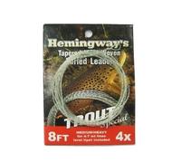 Aventik Hemingway's Tapered Hand Woven Furled Leader-Trout Special 8ft 4X