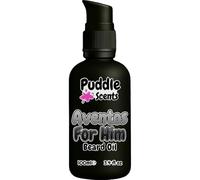 Aventos For Him Beard Oil - 100ml - With 7 Natural Oils for Conditioning - Aftershave Style Scent - Vegan Friendly - Puddle of Wax - Made in the UK